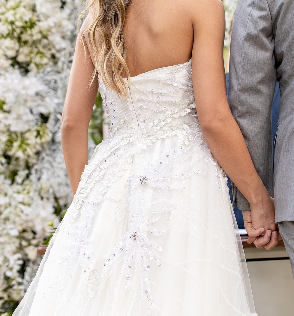 Miniatura: Vestido de noiva Yolan Cris boho bordado