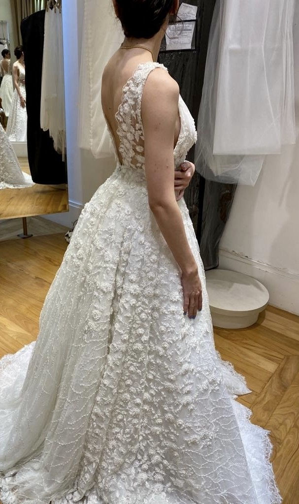Miniatura: Vestido de noiva Yolan Cris NOVO princesa floral