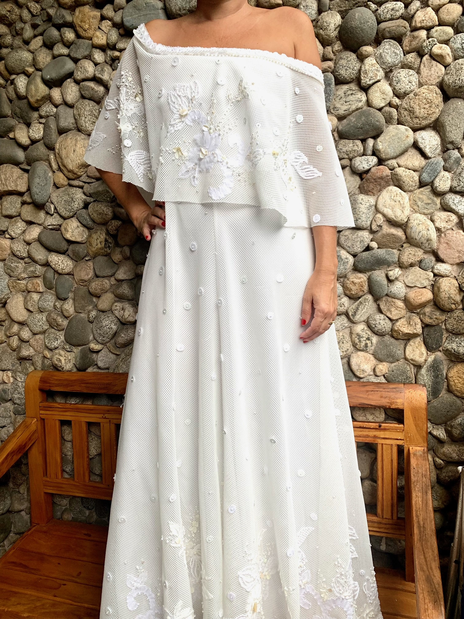 Vestido de noiva Martu Mariage boho bordado