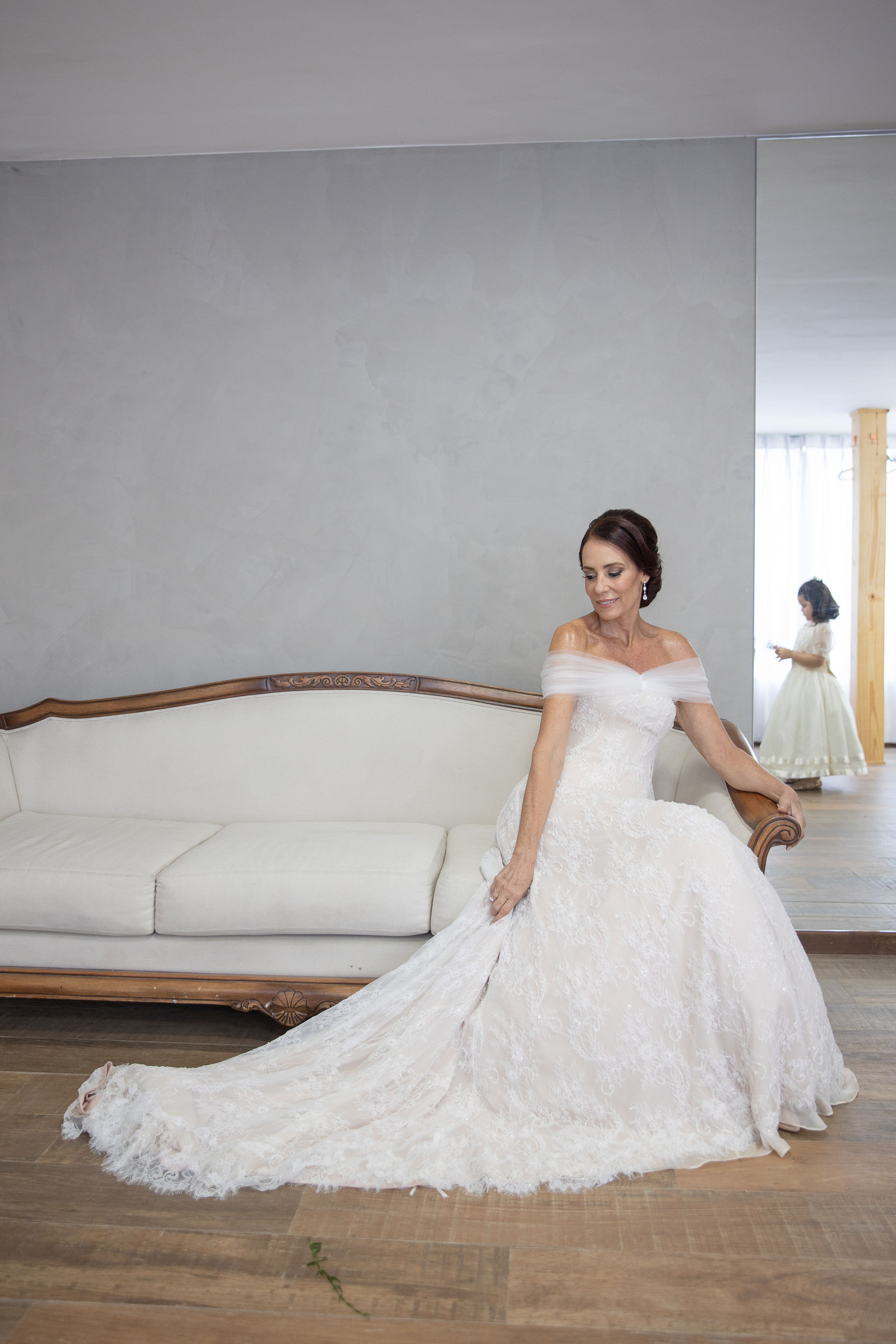 Vestido de noiva Carol Hungria evase em renda