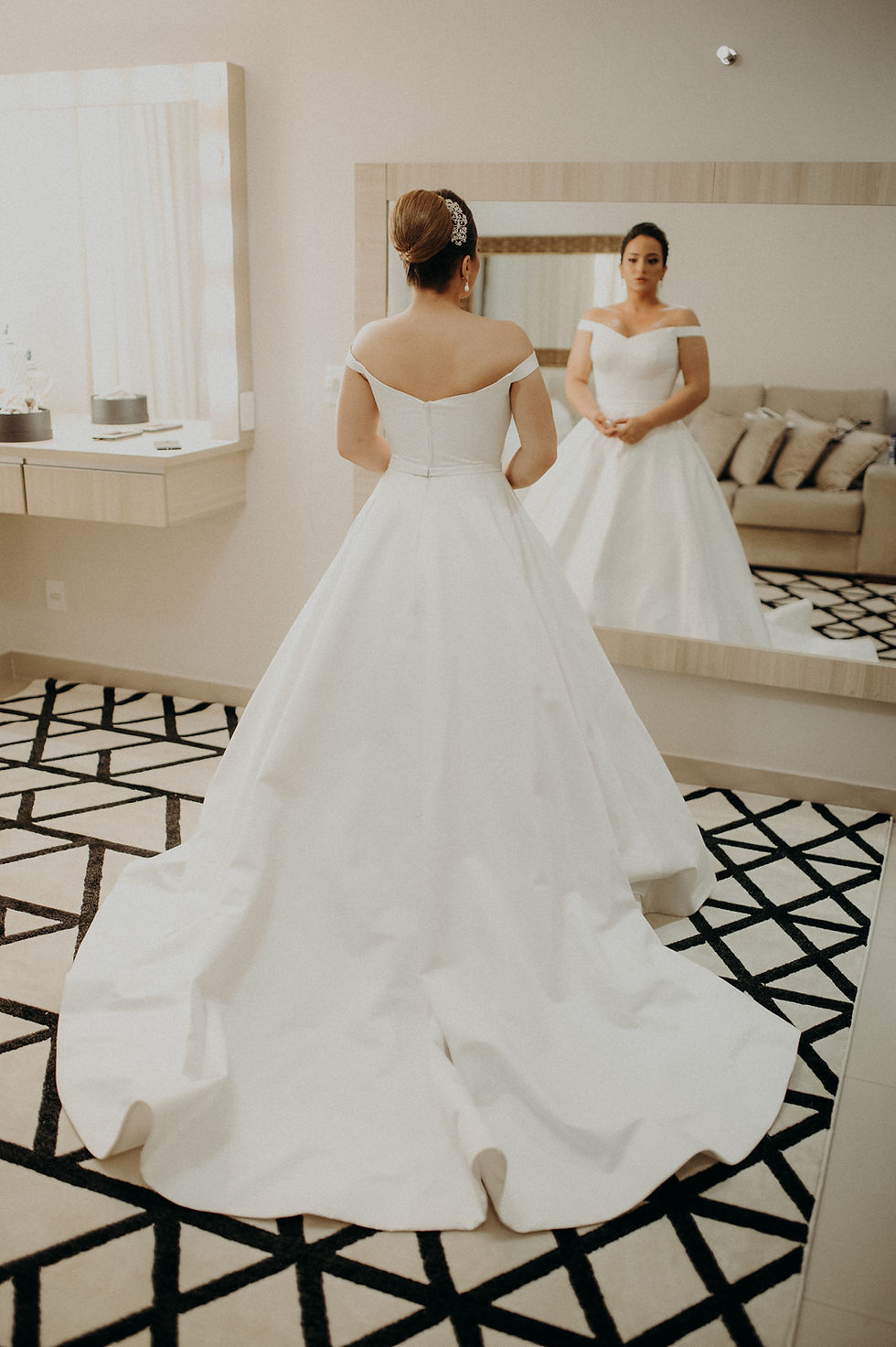 Miniatura: Vestido de noiva princesa ombro a ombro Cristiano Bernardes