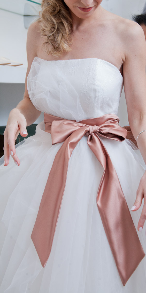 Miniatura: Vestido de noiva princesa em tule e renda bordada