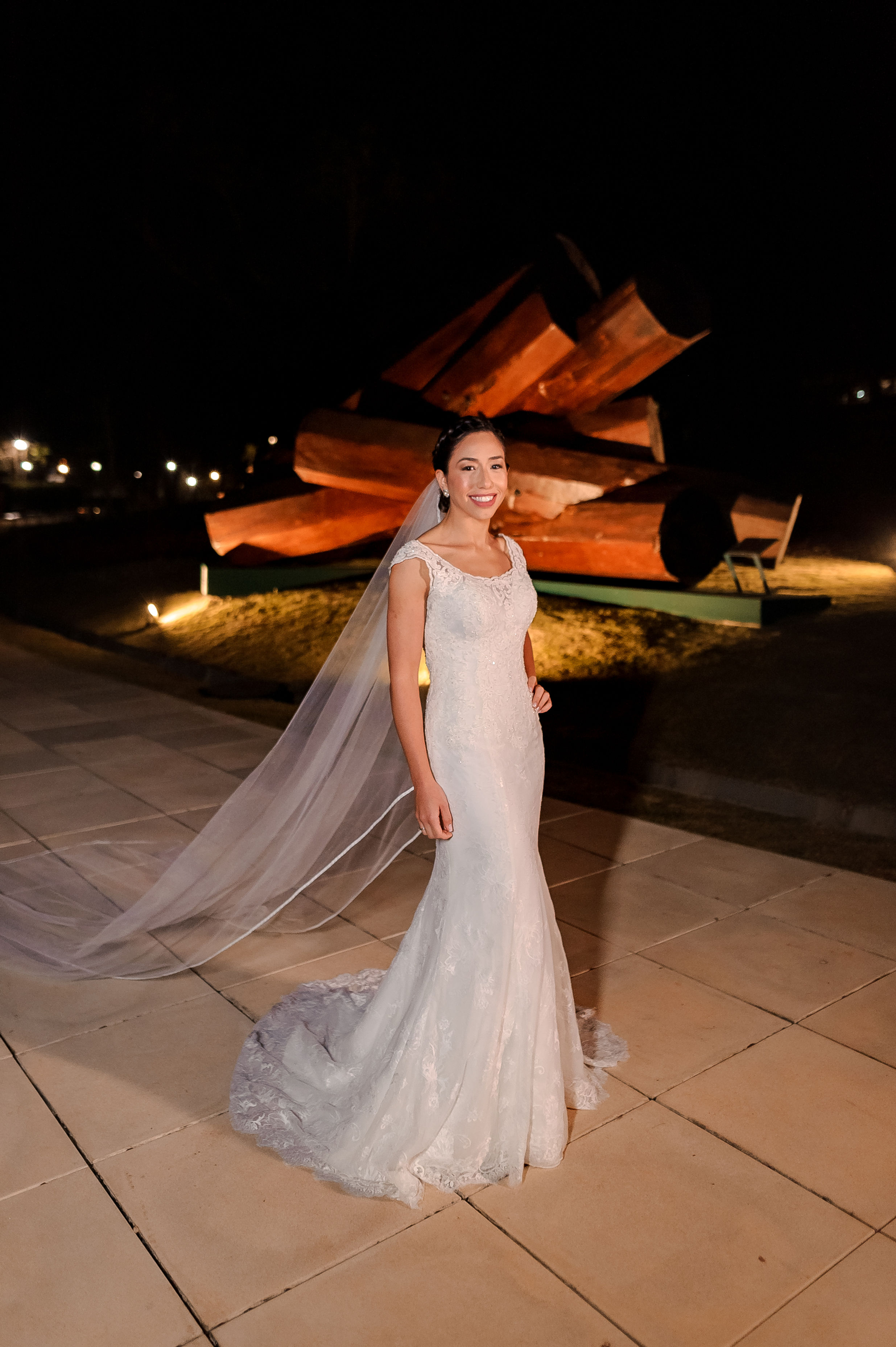 Vestido de noiva Rosa Clara sereia com renda bordado