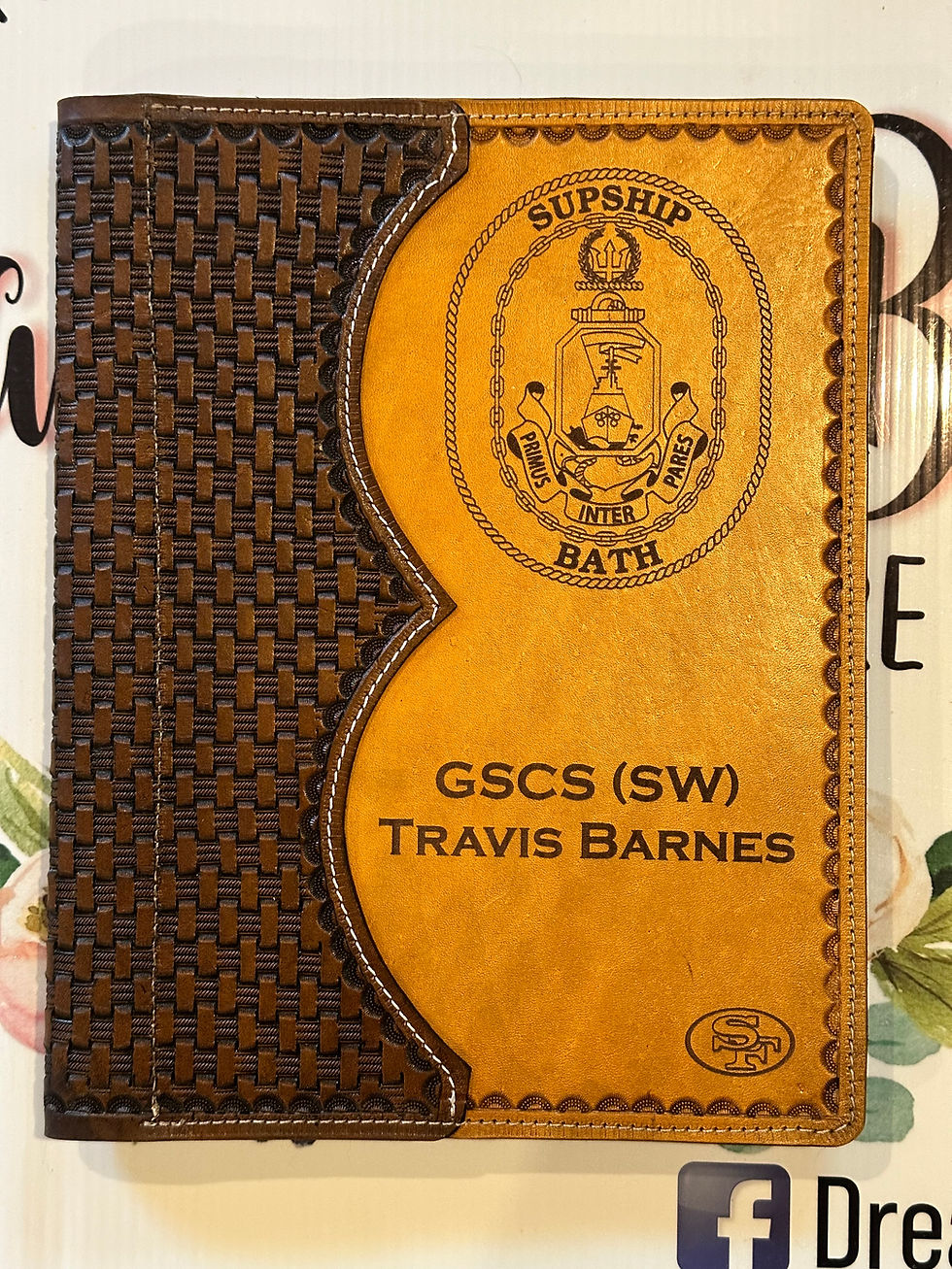 Personalized Leather Notebook