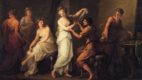 Tuyệt tác "Helen thành Troy" của Angelica Kauffman: Biểu tượng cái đẹp và bi kịch