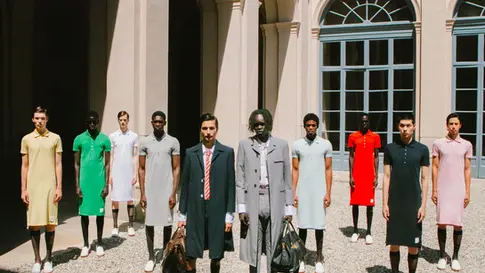 BST Thom Browne Nam Xuân Hè 2027: Chuyện ngụ ngôn giữa đời thực