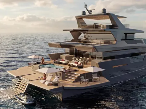 Nar Design hé lộ thiết kế catamaran mới với không gian sang trọng và tinh tế