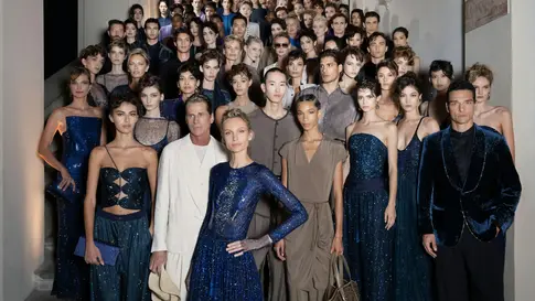 Giorgio Armani Xuân/Hè 2026 - Lời giã biệt đầy xúc động của NTK huyền thoại