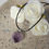 Miniature : Collier en coeur d'améthyste 