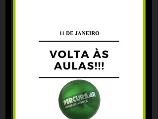 Volta as aulas na Percursar aulas de música