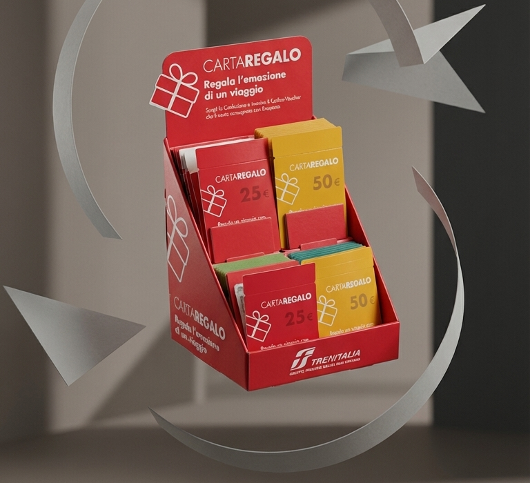 Trenitalia — Display Carta Regalo