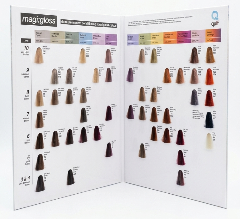 Quif Magi:gloss — Cartella colori professionale