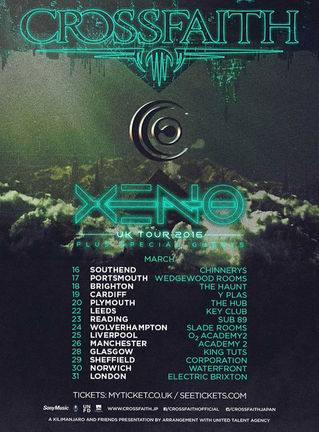 Crossfaith will return to the UK