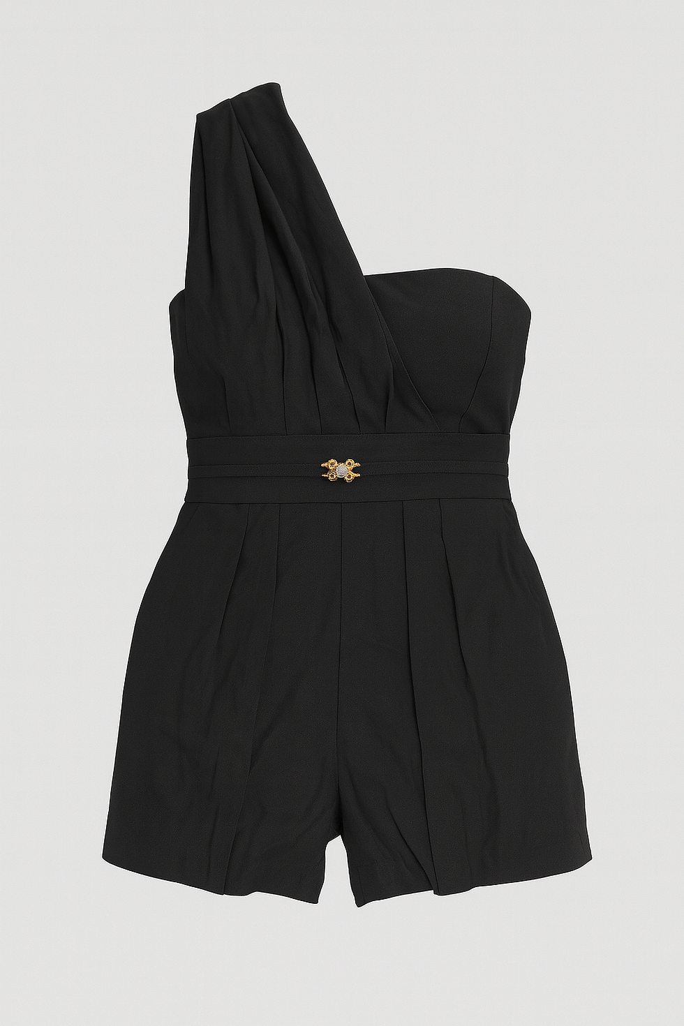 Miniatura: Macaquinho Uma Alça Drapeado