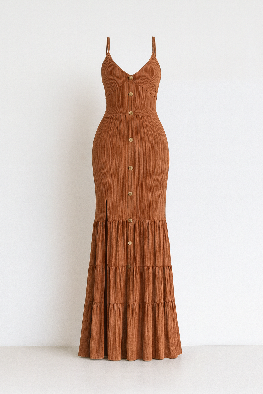 Vestido Longo Botões