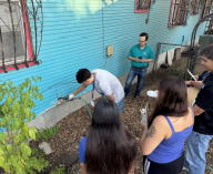 volunteer demonstration