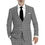 Thumbnail: Light Grey Windowpane Suit