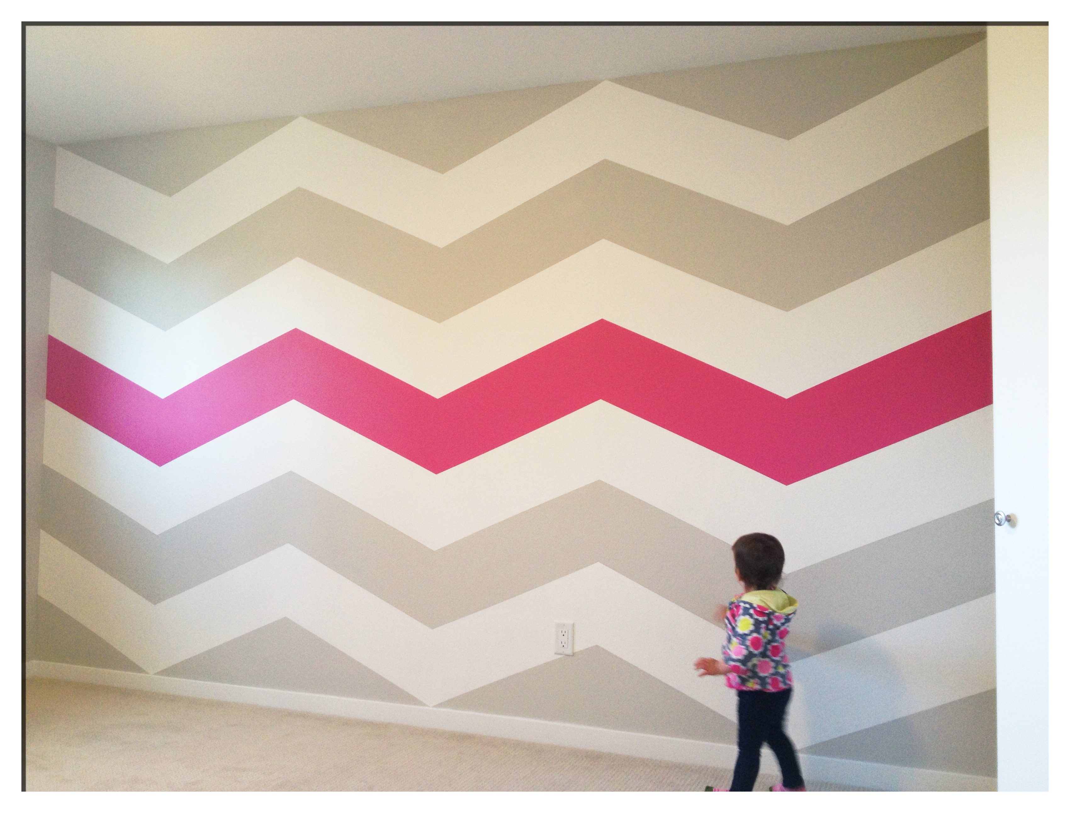 Zoë's Chevron wall