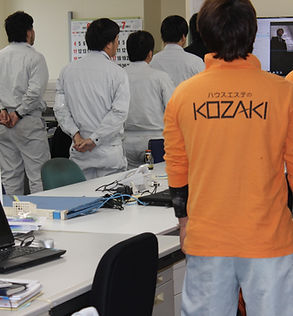 こざき福岡朝礼の様子