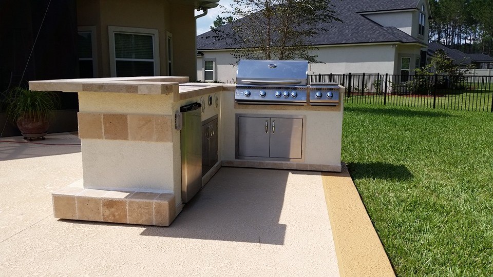 Upgrade Your 48x24 Inches 'Backyard Bar & Grill' (Style 2) Canvas To 60x30 Inches