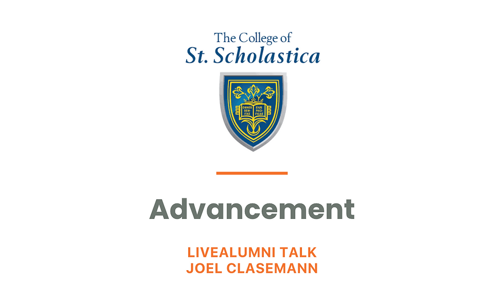 Joel Clasemann, The College of Saint Scholastica | Talk
