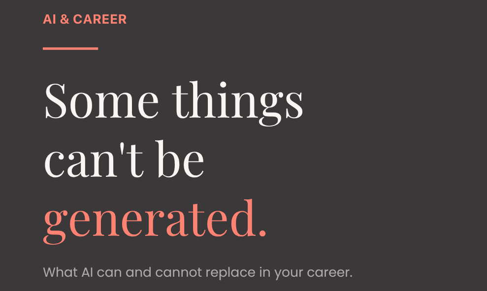 Tatia Zuloaga, Co-Founder and CEO of Upnotch, on what AI can and cannot replace in your career and why human connection remains the most valuable differentiator.