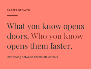 How Strong Professional Networks Accelerate Careers