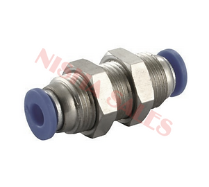 Pneumatic Equal Bulkhead Union