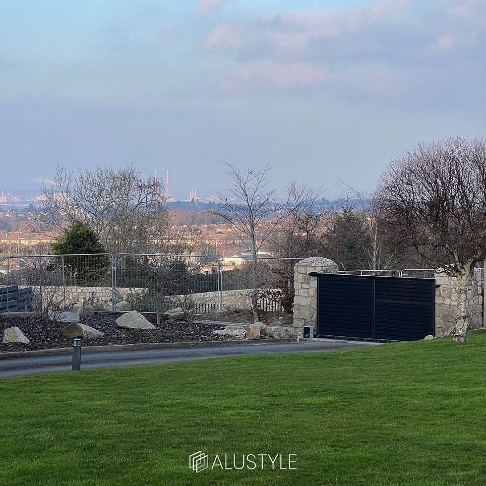 Looking for complete gate design and installation services in Ireland? FÁLÚ by ALUSTYLE provides free measurements, bespoke design, manufacturing, groundworks, automation, installation and after-sales servicing nationwide.