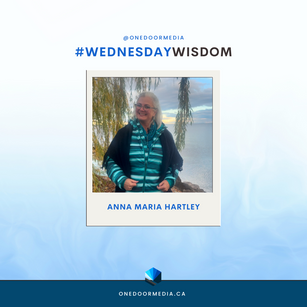 "Find your why first, the rest slowly will fall into place" - Anna Maria Hartley