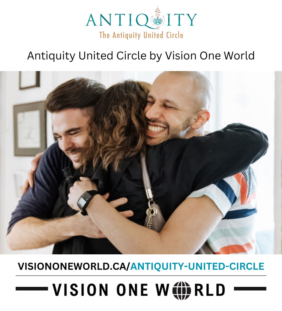 Tania Haldar working on the Antiquity United Circle for Vision One World