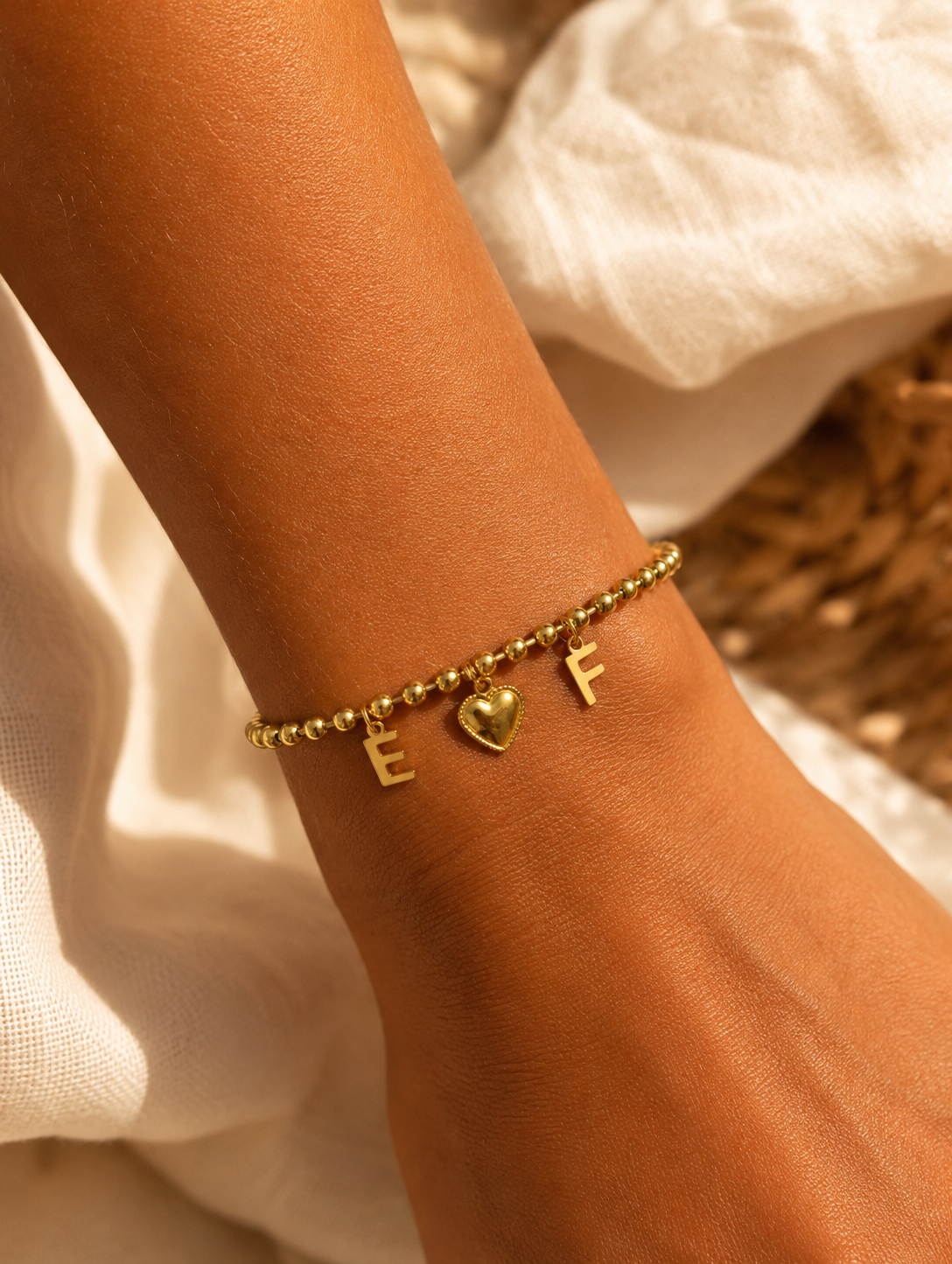 Bracelet "Manon" à personnaliser sur chaine boules