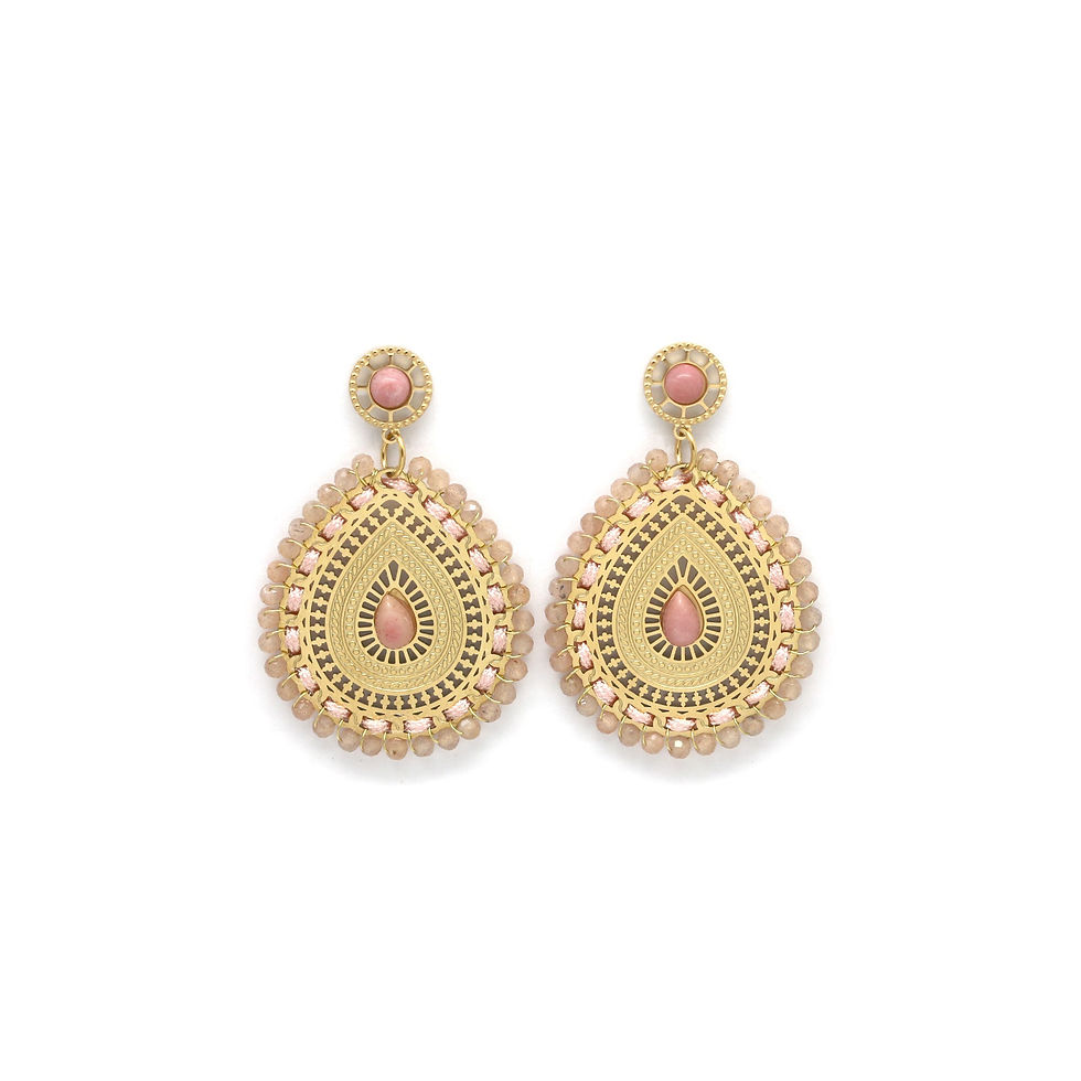 Miniature : Boucles d’oreilles pendantes en forme de goutte