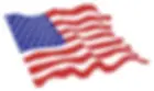 Patriotic waving flag