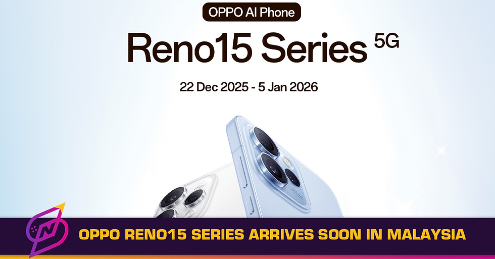 OPPO Reno15 Series arrives soon in Malaysia, welcoming 2026 with an Aurora-inspired glow!