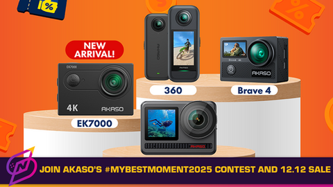 From Celebrating Your Best Moments to Snagging the Best Deals: Join AKASO’s #MyBestMoment2025 Contest and 12.12 Sale!