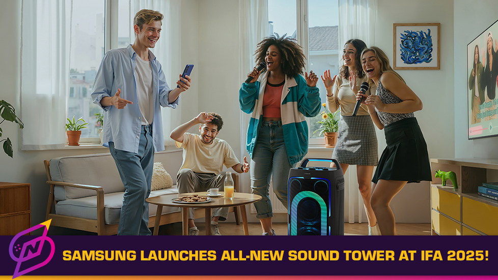 Samsung Launches All-New Sound Tower at IFA 2025!