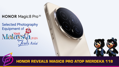 HONOR Reveals Magic8 Pro atop Merdeka 118, Capturing KL Skyline Details with 200MP Ultra Night Telephoto!