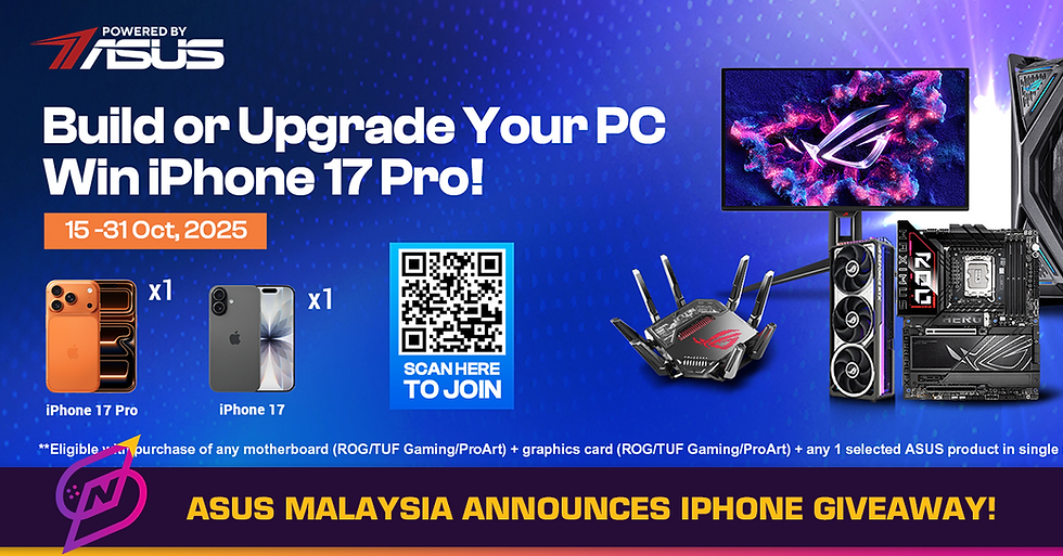 ASUS Malaysia Announces Exciting iPhone 17 Pro & iPhone 17 Giveaway!