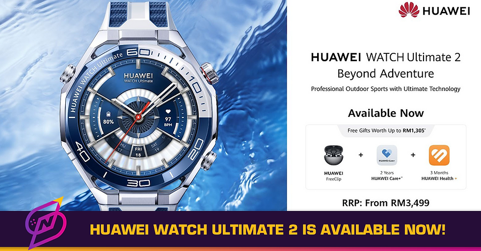 HUAWEI WATCH Ultimate 2 is Available Now!