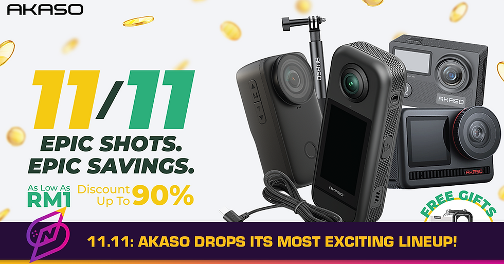 Go Big This 11.11: AKASO Drops Its Most Exciting Lineup of Deals Yet!