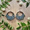 Thumbnail: NEVER TOO LAKE Love & Survival sky blue earrings