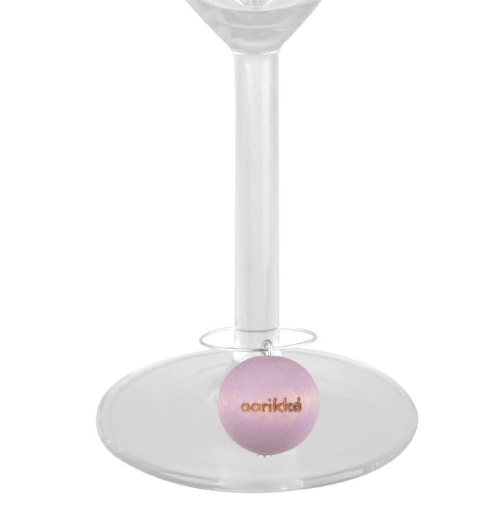 Thumbnail: AARIKKA PomPom wine glass marker, 6pcs