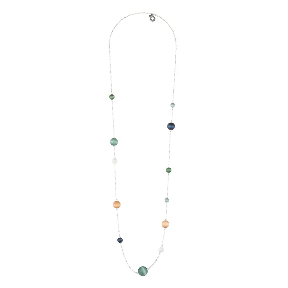 Aarikka Värikimara necklace, shades of green