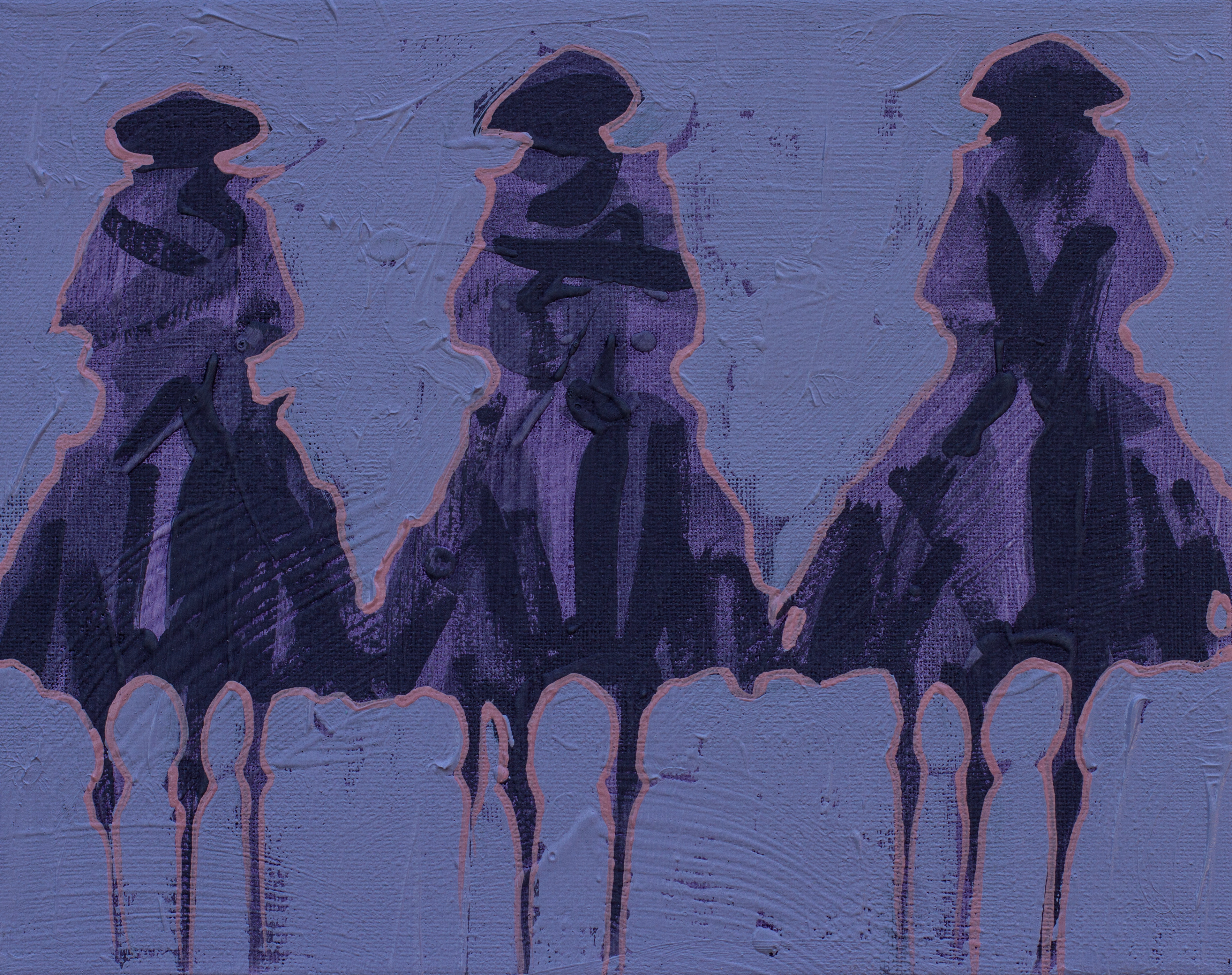 Vaqueros Pequeños Purple on Purple