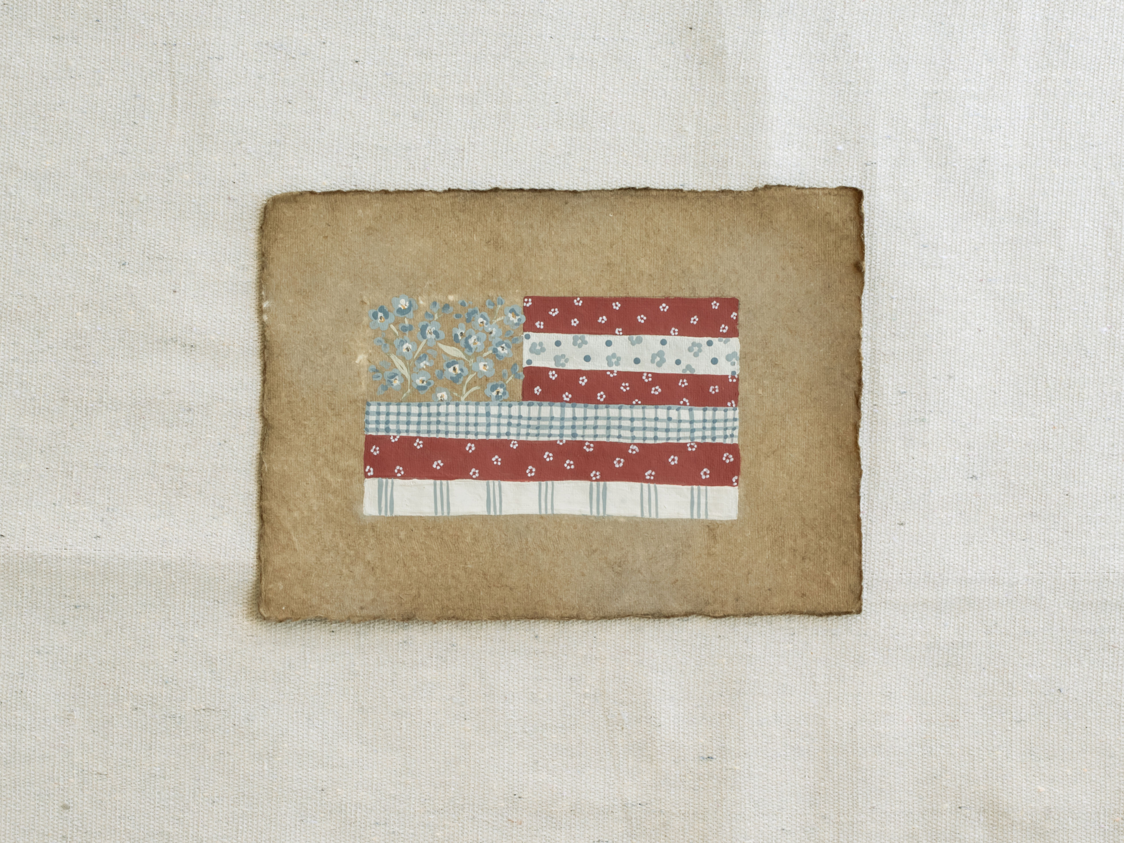 Floral Quilt Flag