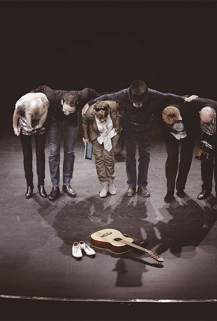 Actors on stage