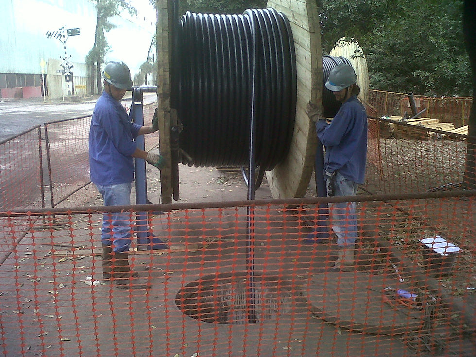 Lançamento de Cabos DCAC Alta e Média Tensão
