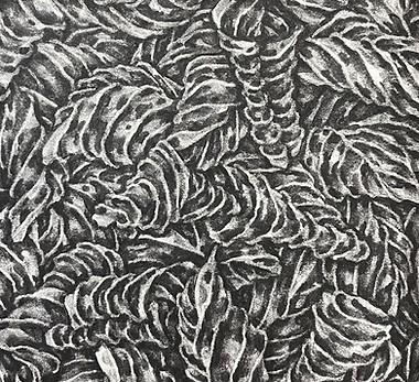 한아영_숨_종이패널에 목탄_2호