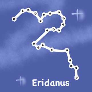 An illustration of the constellation Eridanus